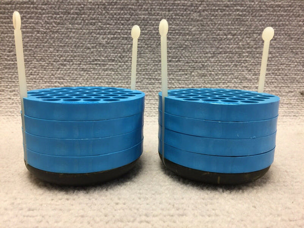 Beckman 339175 Swing Bucket Adapters 4 37x5mL Lot of 2 with Warranty Pad 349147