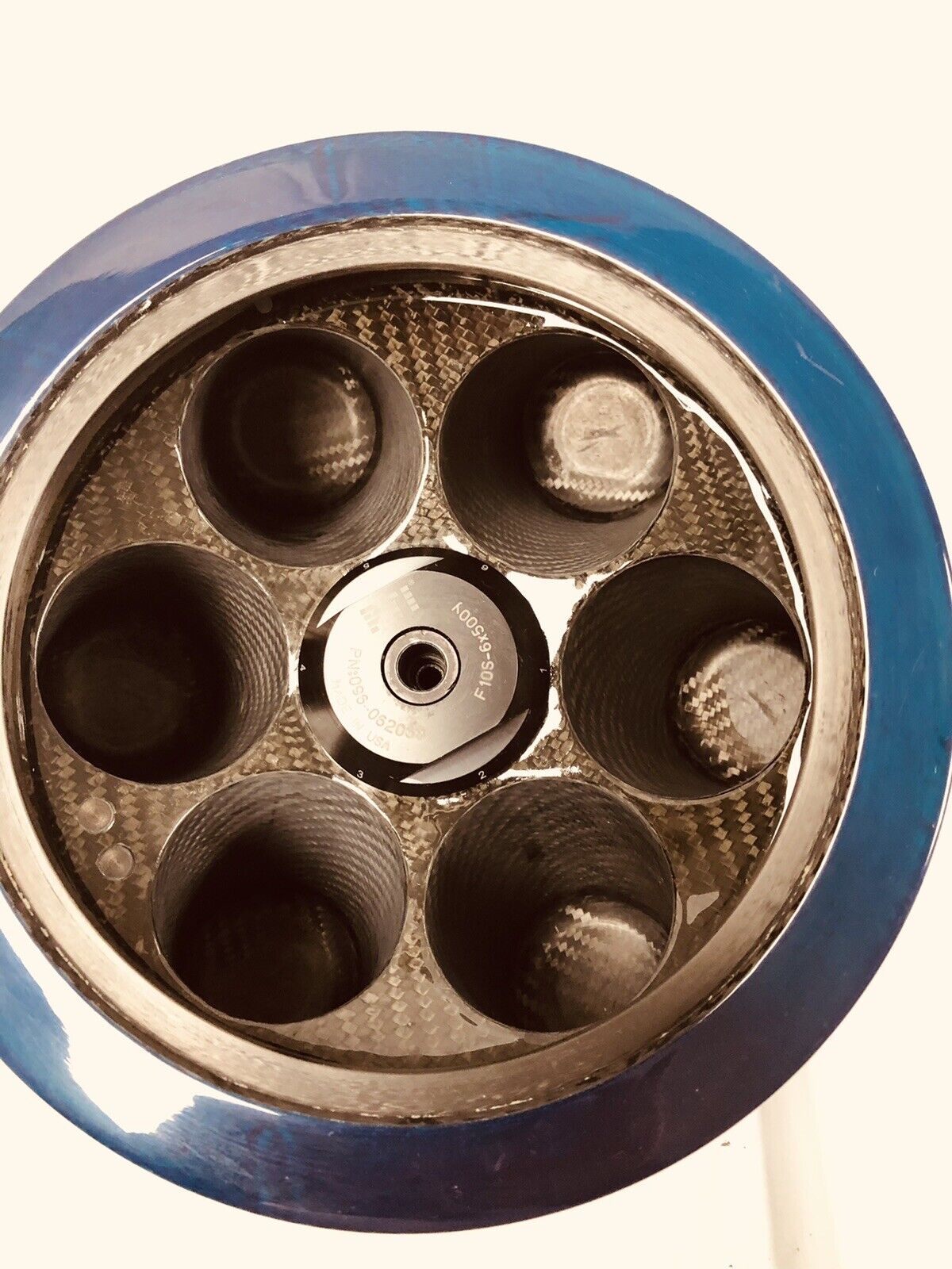 PTI FiberLite F10-6x500y Fixed Angle Centrifuge Rotor Piramoon tested working