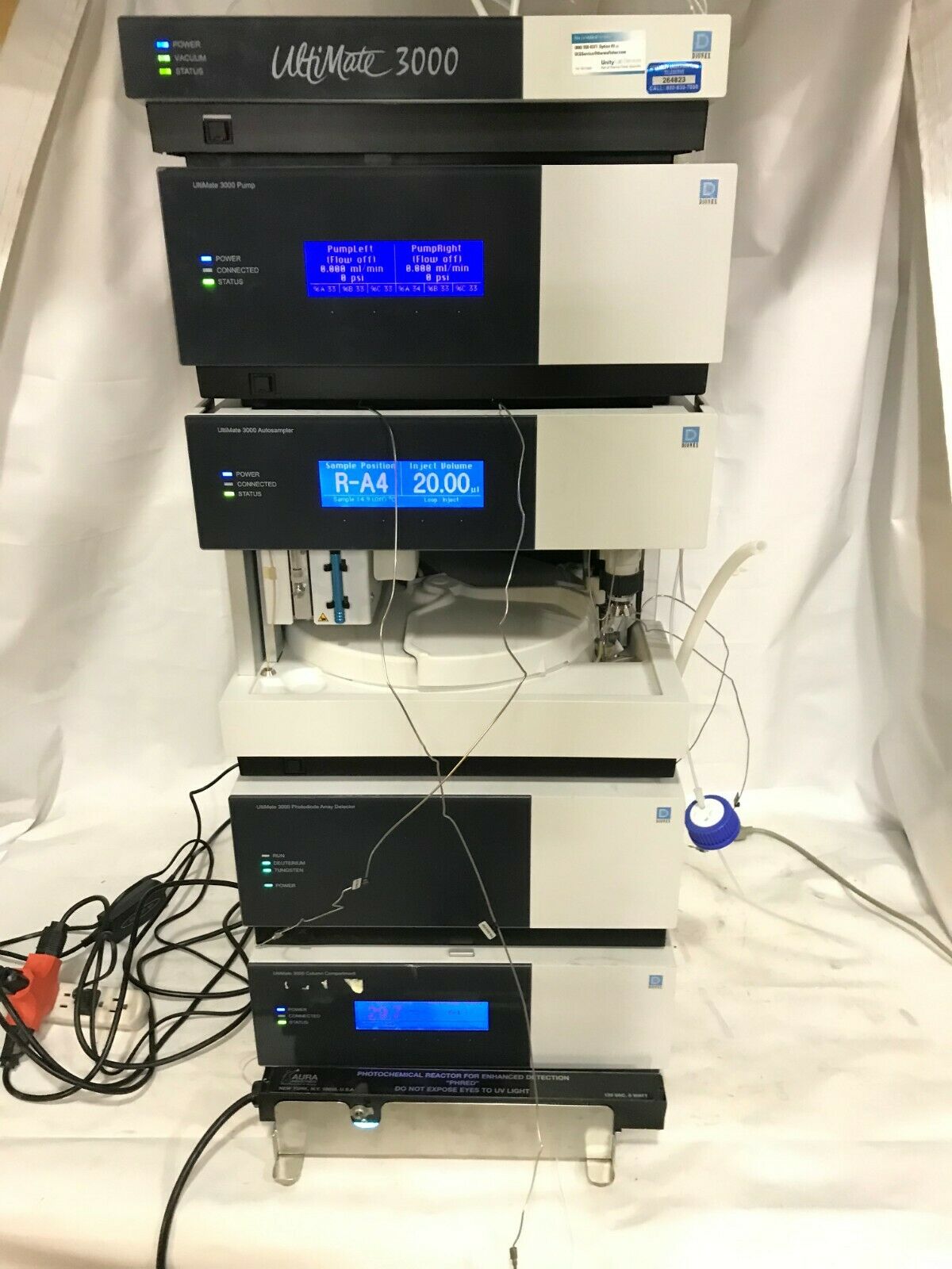 Dionex UltiMate 3000 HPLC System SRD DGP WPS PDA TCC