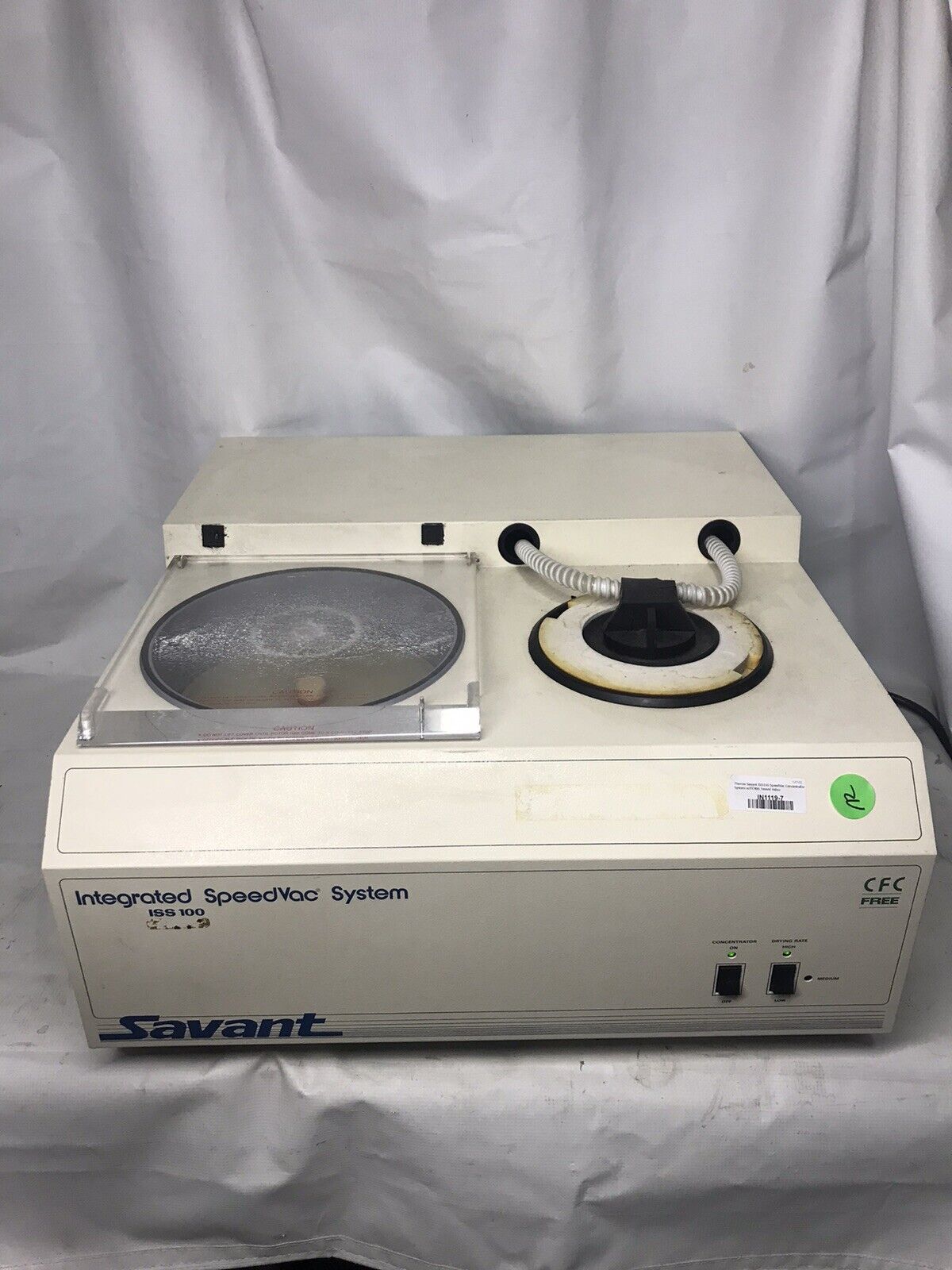 Thermo Savant ISS100 SpeedVac Concentrator System w/FC400 Tested Video ISS 100