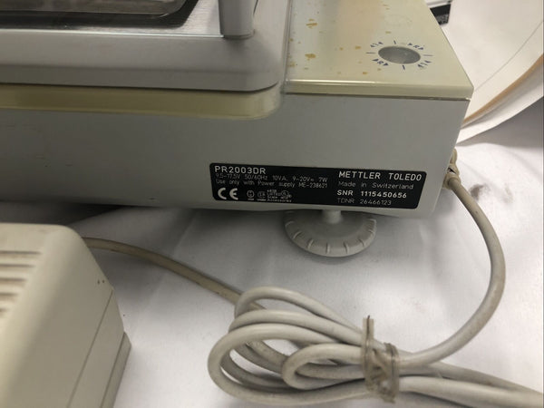 Mettler Toledo PR2003 Balance FACT Delta Range Analytical Lab Working Video