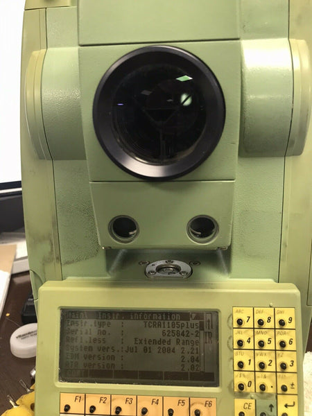 Leica TCRA1105 plus Robotic Total Station Reflectorless Ext. Range