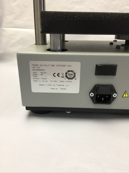 Fisher Scientific Digital Multi-Tube Vortexer 02-215-452 945093  02215452