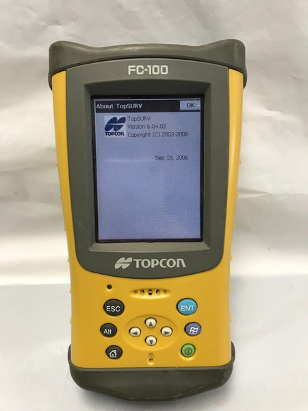 Topcon FC-100 Field Controller Data Collector with TopSURV 6.04.02 & 5 Modules