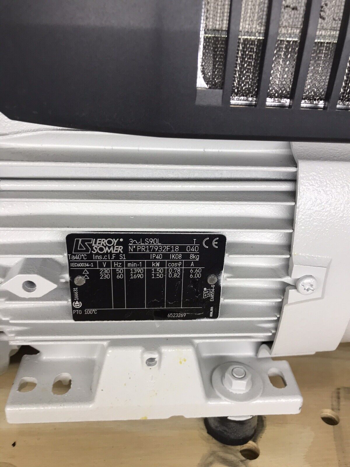 Leybold SOGEVAC Vacuum Pump SV 40-65 BIFC untested