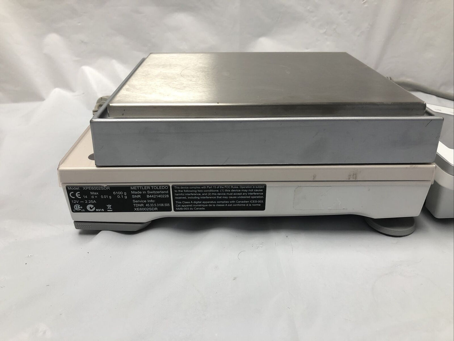 Mettler Toledo Delta Range Precision Scale XPE6002SDR Tested Warranty Video