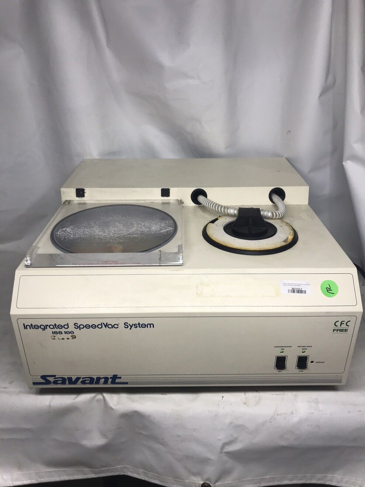 Thermo Savant ISS100 SpeedVac Concentrator System w/FC400 Tested Video ISS 100