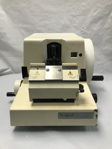 Surgipath 04800 Manual Rotary Bench Microtome Tested working video