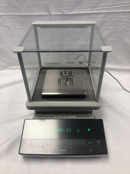 Mettler Toledo Analytical Balance PR2003 with LC-P43 Printer Lab Scale Tested