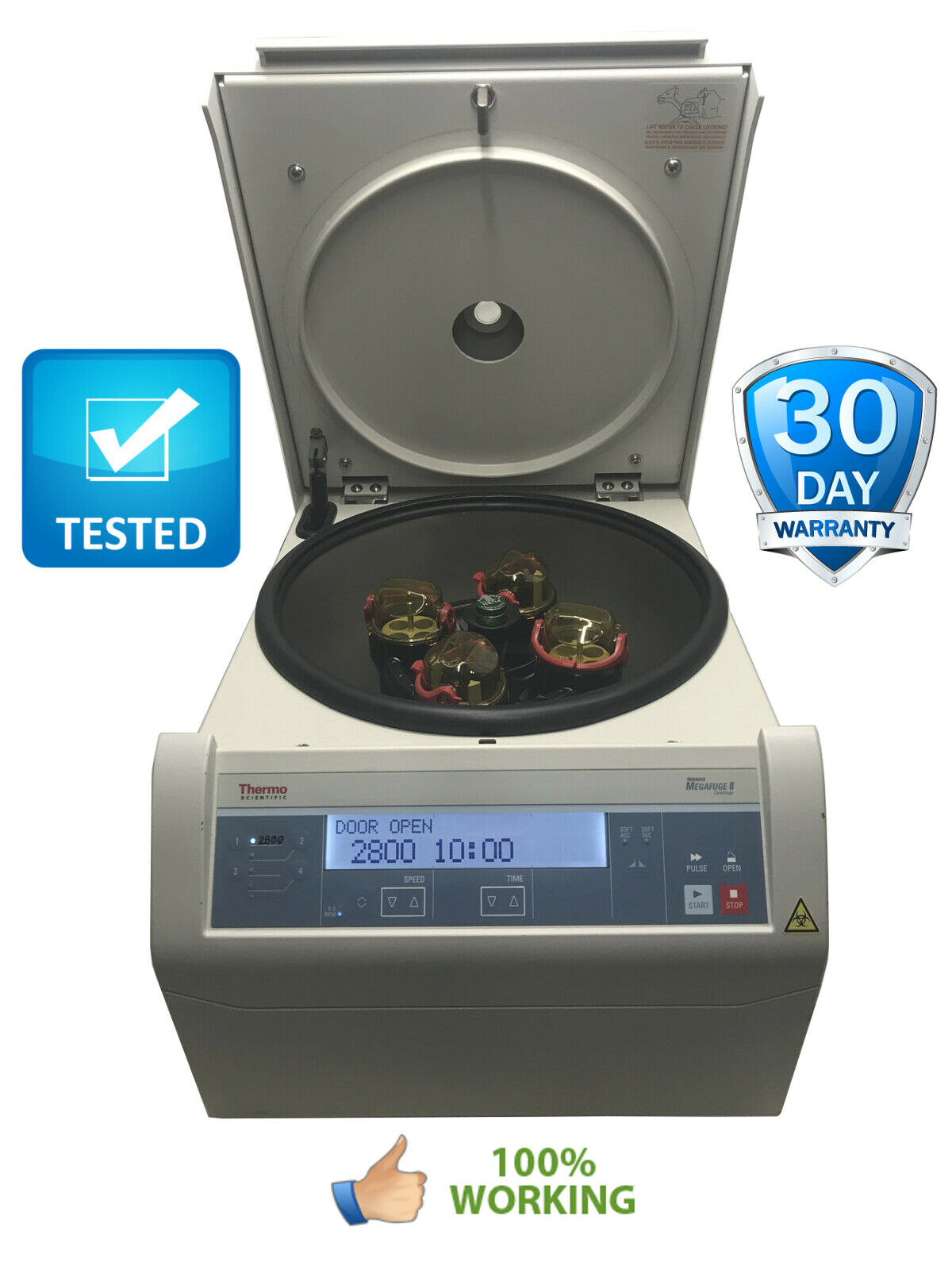 Thermo Scientific Megafuge 8 Centrifuge Tested Warranty Video