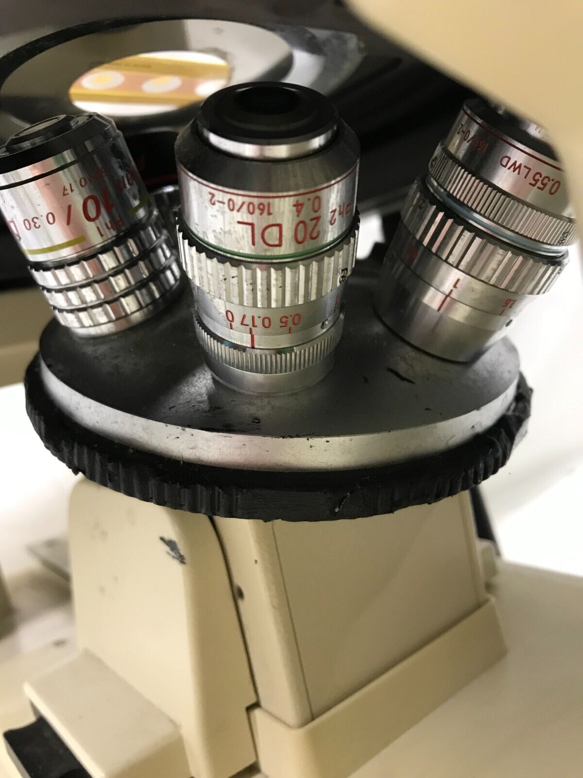 Nikon Diaphot 300 Inverted Phase Contrast Microscope w 4 Objectives