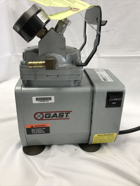 GAST DOA-P704-AA Compressor/Vacuum Pump,1/8 HP,60 Hz,115V with Warranty