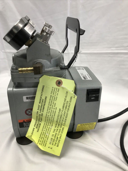 GAST DOA-P704-AA Compressor/Vacuum Pump,1/8 HP,60 Hz,115V with Warranty