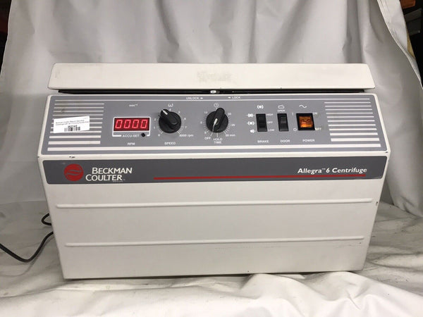 Beckman Coulter BenchTop Centrifuge  Allegra 6 GH-3.8 Rotor Tested Video