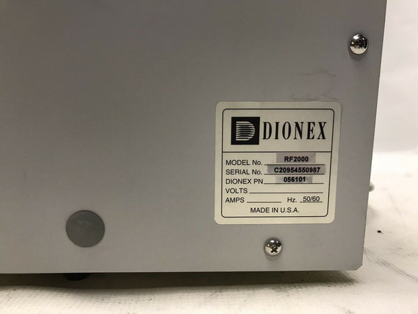 Dionex RF 2000 Fluorescence Detector