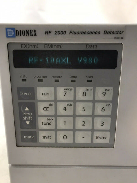 Dionex RF 2000 Fluorescence Detector